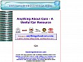 Buying a car, cheap car insurance, anything about cars